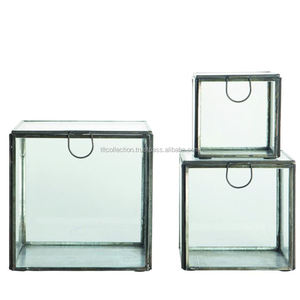 Metal And Glass Storage <b>Boxes</b> For Household Use 10-20 L Capacity Jewelry Organizers - Product Image 1