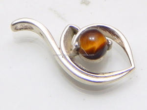 925 argent Sterling femmes classique Style religieux bijoux attrayant oeil de tigre pierres précieuses pendentif mode pendentifs breloques - Product Image 2