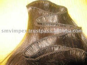 Cabello Remy sin procesar virgen indio marrón natural que teje sin enredos DE LA India con estilo de onda profunda suelta - Product Image 3