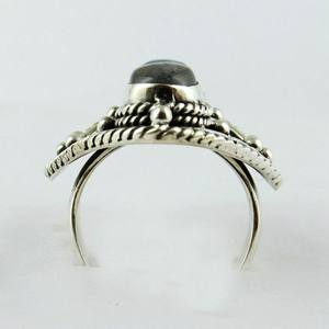 Royal Look-Anillo de Plata de Ley 925 con gema labradorita, joyería artesanal - Product Image 6