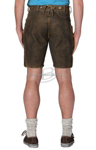 Authentic Mens Bavarian Leather Lederhosen Traditional German <b>Oktoberfest</b> Costume Shorts - Product Image 5