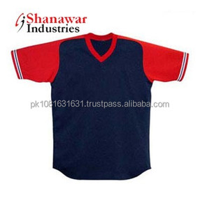 เสื้อเบสบอลคุณภาพสูง ตัดเย็บตามสั่ง ระบายอากาศได้ดี ไซส์ใหญ่ ขายส่ง ชุดยูนิฟอร์มเปล่า เสื้อซอฟต์บอล - Product Image 5