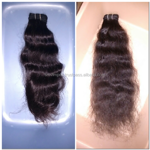 Un donante mejor tejido de cabello Remy Raw DE LA India. Los mejores tamaños de extensión de cabello natural> tejido de cabello de onda natural remy de buena calidad. - Product Image 2