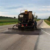 Bitume renforcé de construction routière modifié MC70 & MC30 Type de bitume de coupe de brai de houille
