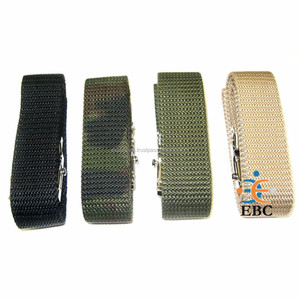 Ikat pinggang taktis dapat disesuaikan hitam zaitun hijau Khaki biru tua putih abu-abu warna sabuk tugas penjaga keamanan OEM - Product Image 6