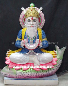 หินอ่อน Jhulelal พระเจ้ารูปปั้น - Product Image 1