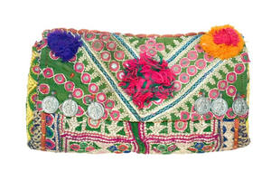 Bolso de mano de noche de cuero con estilo para mujer hecho a mano, bolso único con correa de hombro de resina para bodas, fiestas, aniversarios - Product Image 6