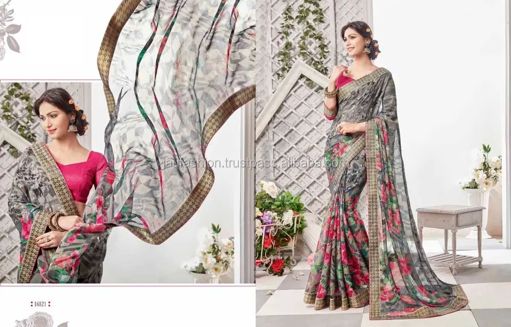 Sari indiano 2017 / Indian sari vestido/Sari Indiano Fornecedor
