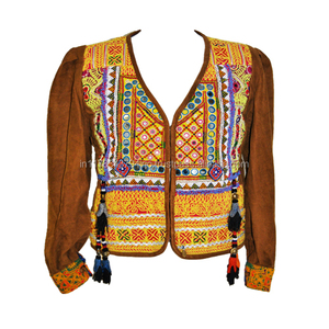 Banjara-Chaqueta bordada a mano estilo bohemio étnico para mujer - Product Image 1
