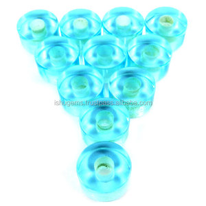Sky Blue Topaz Hydro ยางเปล่าขนาด14X8X4.5มม.,ลูกปัดพลอยลูกปัดรูใหญ่ IG0098 - Product Image 5