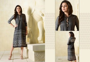 ชุดเดรสยาวผ้าฝ้ายแบบดั้งเดิมสไตล์อานาร์กาลีสำหรับเด็กผู้หญิง - Product Image 4