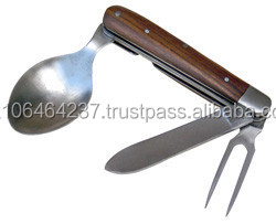 Cubiertos Plegables Multifuncionales para Exteriores con Logotipo Personalizado, Nuevos Utensilios de Comedor Civiles para Exteriores - Product Image 3