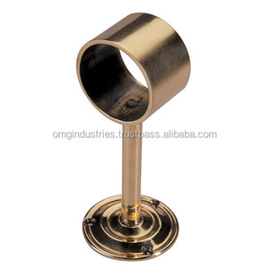 Support de rail en laiton OMG Industries utilisé pour le montage de rideaux Accessoires support de poteau - Product Image 3