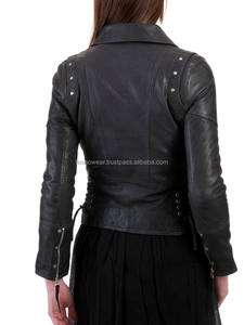 Chaqueta de cuero ligera y elegante para niñas, prendas de vestir exteriores de punto a la moda, diseño cómodo, ropa de fiesta diaria, otoño - Product Image 4