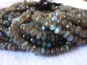 ลูกปัดพลอยหลวมลาบราดอไรต์,ลูกปัดหินอัญมณีคริสตัลบำบัดลูกปัดมีเสน่ห์ - Product Image 2