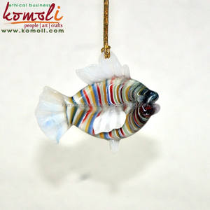 New Trendy <b>Fish</b> <b>Glass</b> <b>Ornament</b> Dolphin Figurines Christmas Decorations - Product Image 3