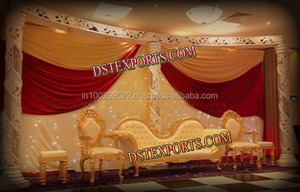 Mobilier de scène de mariage musulman, réception de mariage de Style indien - Product Image 3