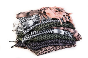 Pañuelo árabe Arafat, pañuelo musulmán, pañuelo musulmán para hombre, pañuelo del desierto árabe. El arte hecho a mano. - Product Image 1