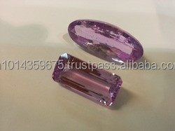 Directe En Gros Qualité Naturelles Kunzite pierre ton coupé Mixte pierre taillée brillant cristaux Clairs Fabrication De Pierres Précieuses - Product Image 4