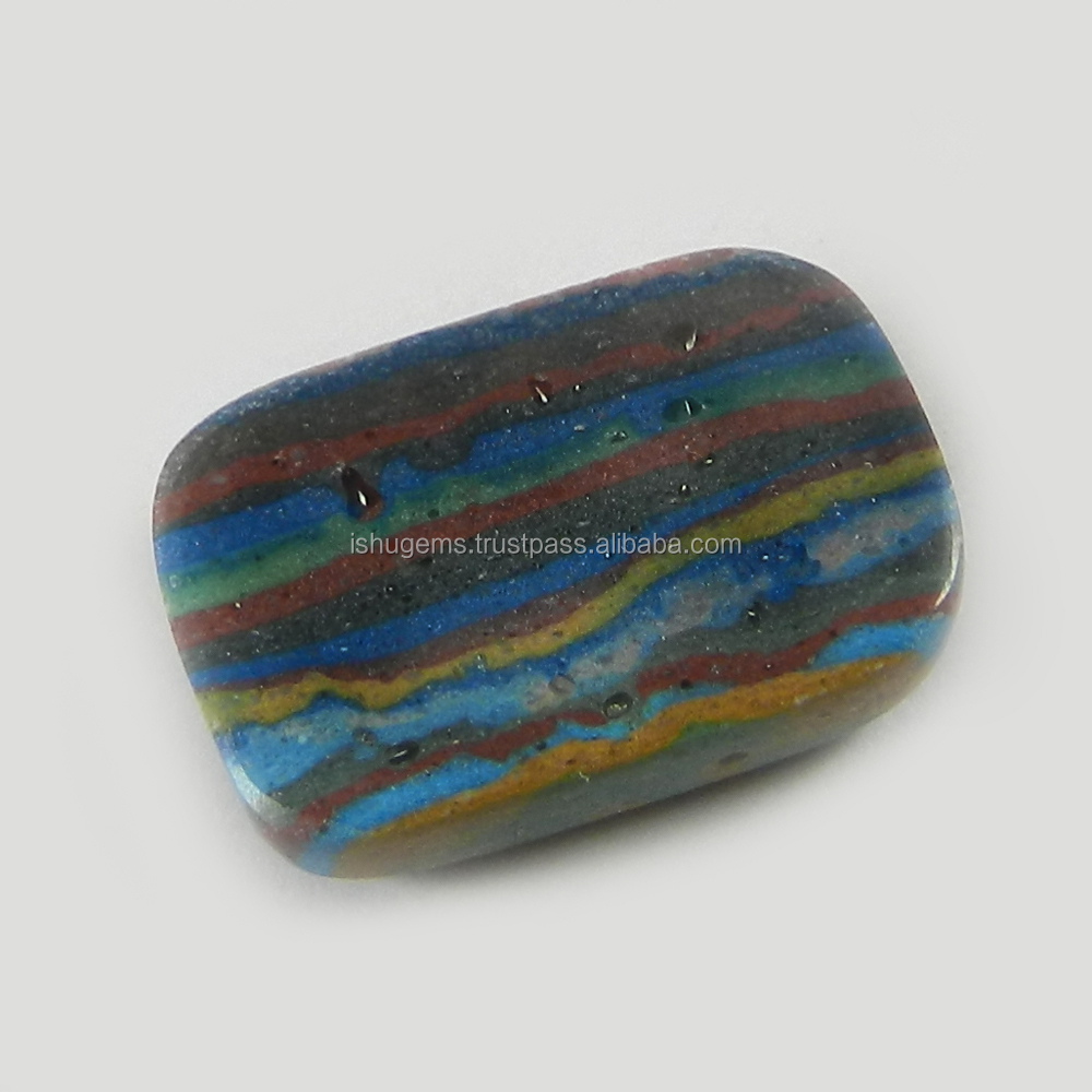 15gms松散宝石 - buy best rainbow gemstone cabochon top quality