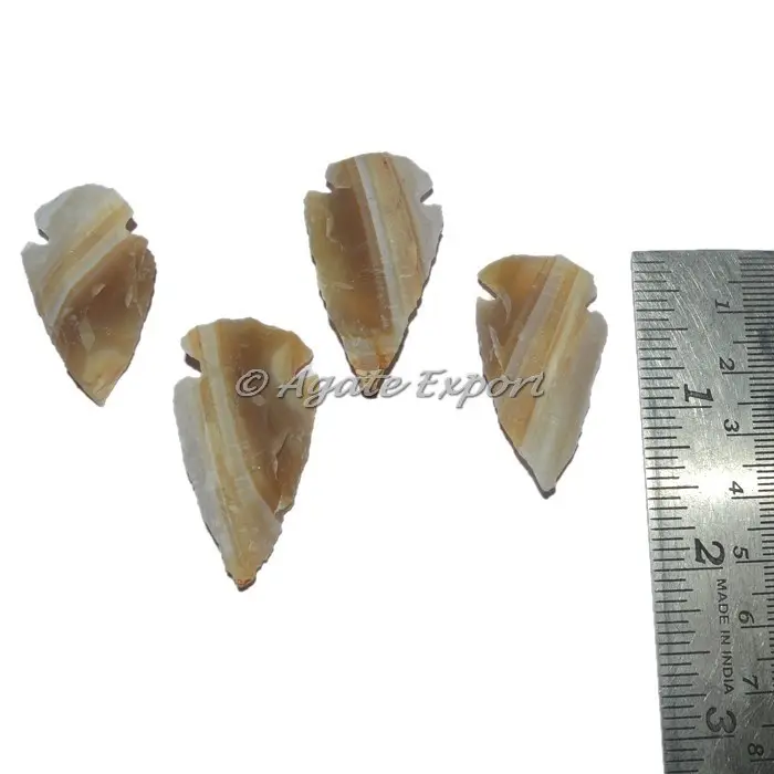 Latest 2INCH Stone Arrowheads Hand made Arrowheads For Sale 2022 Banded Agate Small Indian Arrowheads