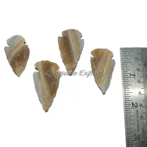 최신 2 인치 돌 Arrowheads 손으로 만든 Arrowheads 판매 2022 줄무늬 마노 작은 인도 Arrowheads