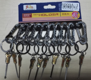 Chino Venta caliente de moda y bajo precio personalizado llavero de metal con earpick - Product Image 4