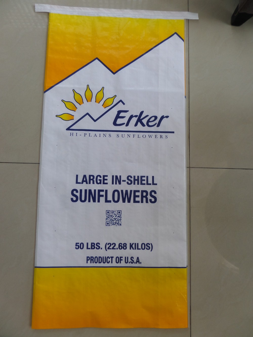 25kg bopp laminated PP woven bag , flour bag , animal food bag
