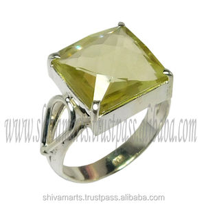 แหวนอัญมณีควอตซ์925เงินแท้สีเงินแท้โรเดียมนิรันดร์เวอร์เมลเครื่องประดับวินเทจสุดหรูสำหรับงานแต่งงานงานปาร์ตี้ - Product Image 2