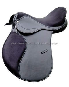 Shemax Cheval Selle Synthétique Noir Ajustement Moyen Qualité Premium 17.5" - Product Image 1