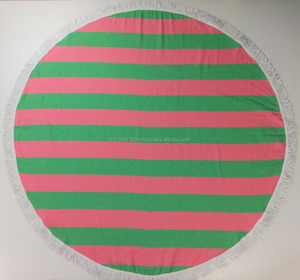 Serviette de plage turque ronde antiparasitaire de son créateur/inventeur RPT Collection serviette de plage peshtemal - Product Image 5