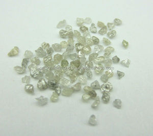 יהלומי גלם בהרבה טבעי 1.00 Mm כדי 2 Mm גודל לבן, אפור תכשיטי יהלומי גלם, תעשייתי 100% טבעי יהלומים GD173 - Product Image 2