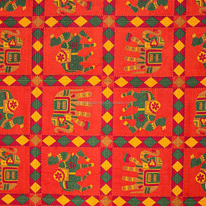 Cubrecama Doble Bordado con Diseño Tradicional Jaipuri, Colcha Decorativa de Arte - Product Image 3