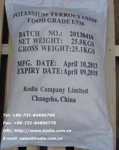 Ferrocianuro de Potasio <span class=keywords><strong>E536</strong></span> al 99% - Product Image 4