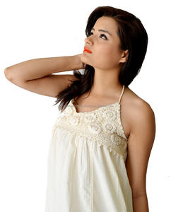 Robe courte d'été sans manches pour femmes Style occidental décontracté Tenue de jour et de fête tissée et lavable - Product Image 4