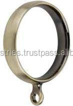 Omg Industries Polished Brass 38 mm Ring Solid <b>Curtain</b> Pole <b>Track</b> & Accessory - Product Image 5