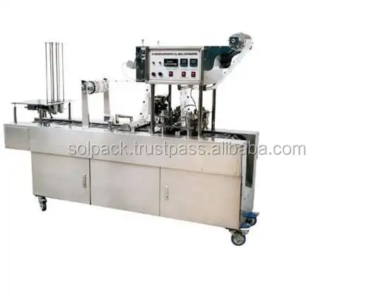 Commercial Cup Filling Sealing Machine (BG-32) Disposable Plastic Cup filling and sealing machine for sale