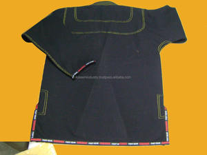 เครื่องแบบศิลปะการต่อสู้แบบยูโดชุดสำหรับผู้ชายดีไซน์ล่าสุดโลโก้ตามสั่งผลิตในปากีสถาน - Product Image 3