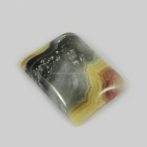 พลอยอะเกตธรรมชาติทรงสี่เหลี่ยมผืนผ้าขนาด 21x16 มม. น้ำหนัก 3.10 กรัม สำหรับทำเครื่องประดับ - Product Image 3