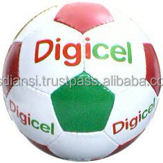 Balón de Fútbol Cosido a Mano con Logotipo Personalizado, Tamaños Oficiales 2-5, Vejiga de Látex, Grosor de Cuero de 1.2 mm, Artículo Promocional de Fútbol de PVC - Product Image 5