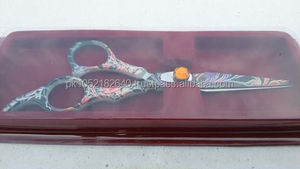 Tijeras profesionales para adelgazar el cabello de barbería, borde de acero inoxidable, corte de calidad, maquinillas de afeitar, punta de hoja afilada - Product Image 4