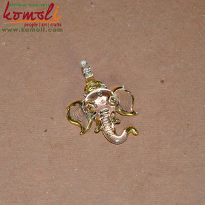 เครื่องประดับแก้วมูราโน่คริสตัลจี้พระพิฆเนศองค์เล็กจี้นำโชค