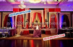 Escenario de boda de cristal, decoración de escenario, rey y reina - Product Image 6