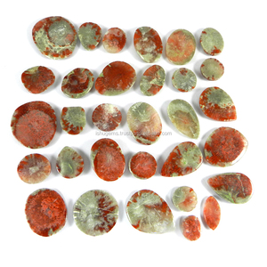 Gema Natural de Coral rojo, mezcla de cabujón, forma irregular, suelta, 100 gramos - Product Image 3