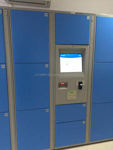 ตู้เก็บสัมภาระเหล็กกลางแจ้งพร้อมล็อกและระบบการชำระเงินแบบประกอบตู้เก็บของพร้อมตู้โลหะ - Product Image 5