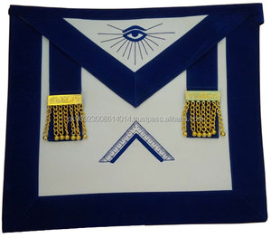 Delantal MASTER WORSHIPFUL, color azul, dorado, 2022 - Product Image 2