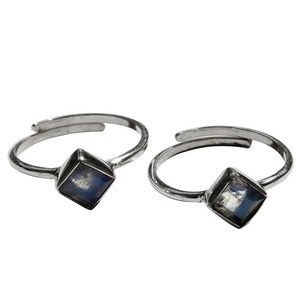Stylish Rainbow Moonstone 925 Sterling <b>Silver</b> <b>Toe</b> <b>Rings</b> Handmade <b>Silver</b> Jewelry Indian Gemstone Shri Ashapura Jewels Bohemian - Product Image 2