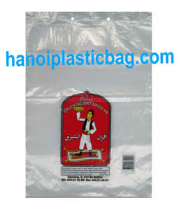 Bolsas de plástico LDPE biodegradables con asa troquelada y sellado térmico, impresión por huecograbado, personalizables, tipo Blockhead - Product Image 4