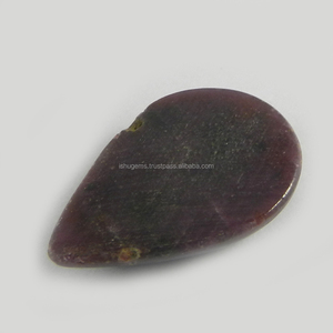 ลูกแพร์ Cabochon 8.20 Gms พลอยหลวมทับทิมธรรมชาติ20X25มม - Product Image 2