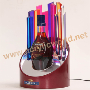 Exhibidor de Botellas de Vino Acrílico Ecológico Personalizado con LED, Fábrica Auditada por Sedex, Uso en Supermercados, Servicio OEM, Glorificador de Vino - Product Image 3